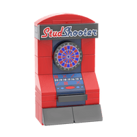 Electronic Dart Board - Custom Printed Minifig Scale Set - Made Using LEGO® Parts