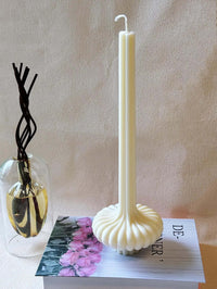Lantern Pillar Candle | Sculptural Soy Wax