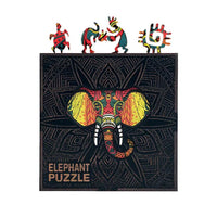 Elephant 70 Piece Wooden Jigsaw Puzzle Geek Toys