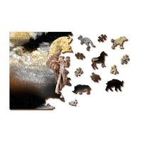 Elephant Dreams 150 Piece Wood Jigsaw Puzzle Wooden City - BIG FRENCHIES