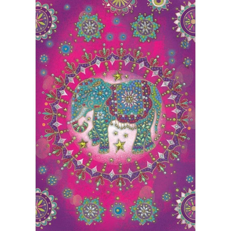 Elephant Fantasy Crystal Art Notebook Kit Craft Buddy - BIG FRENCHIES