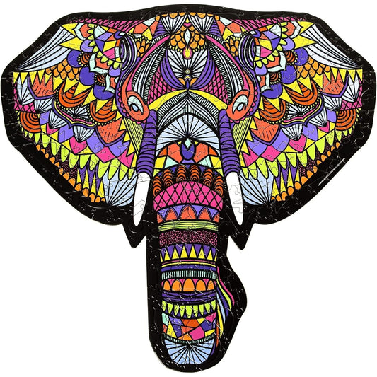 Elephant Hidden Shapes 300 Piece Jigsaw Puzzle Sure Lox