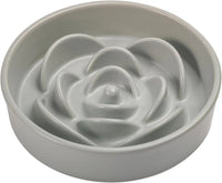 Elevated Ceramic Slow Feeder Dog Bowl 8.6in Heavy Weighted (various colors)