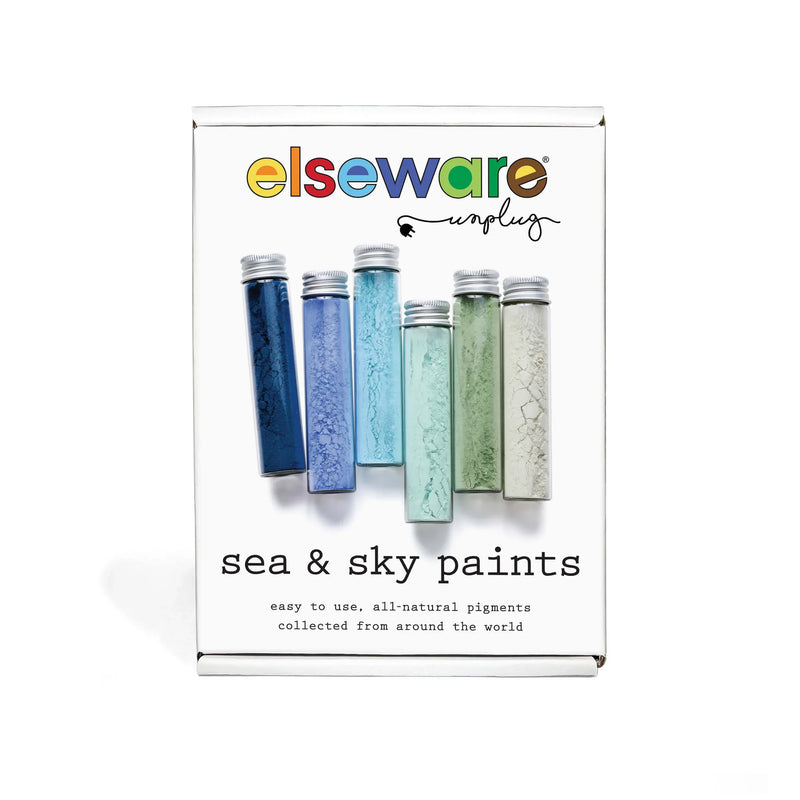 Sea & Sky Paint Set – Non-Toxic Earth Pigments (15–17g per Vial) - BIG FRENCHIES