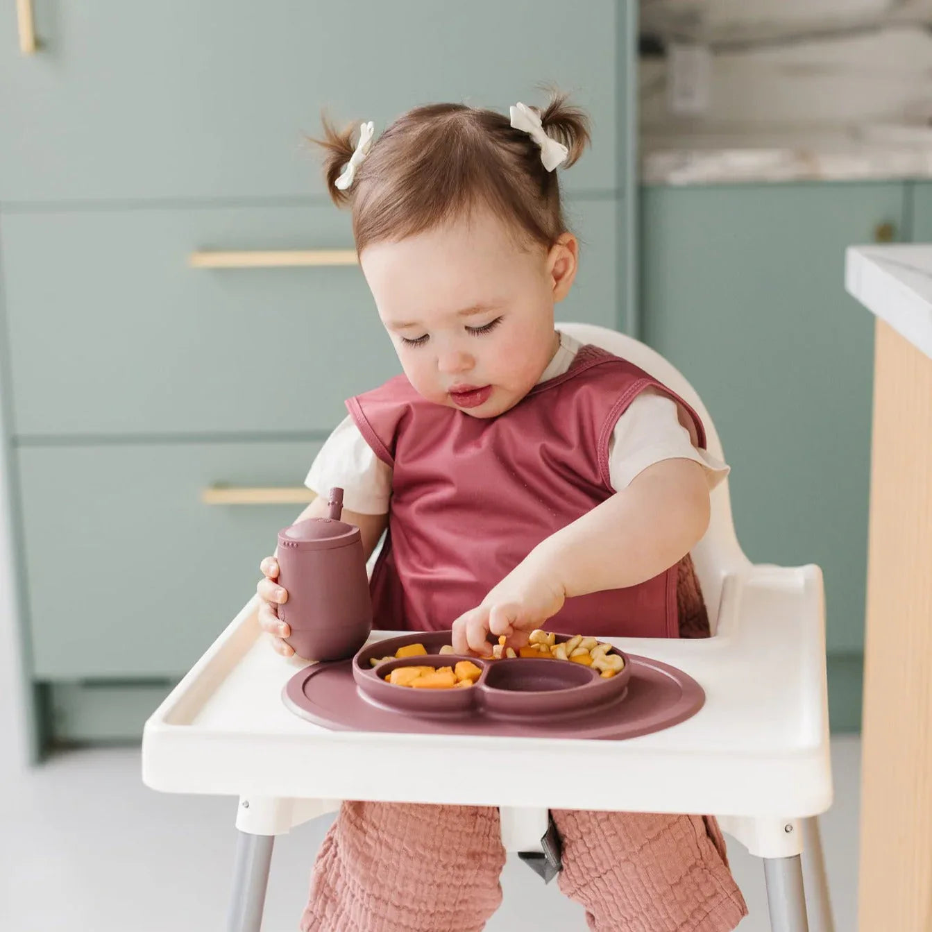 Solid Blush Minimalist Bapron - BIG FRENCHIES