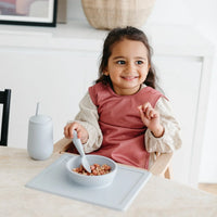 Solid Blush Minimalist Bapron - BIG FRENCHIES