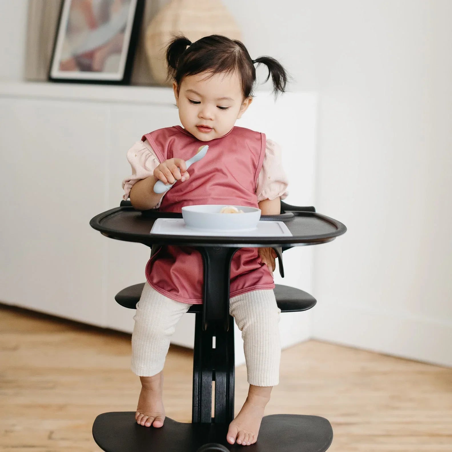 Solid Blush Minimalist Bapron - BIG FRENCHIES