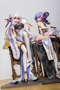 Emelia & Rem Figure, Re:Zero kara Hajimeru Isekai Seikatsu Figurine, Anime 9 in
