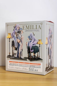 Emelia & Rem Figure, Re:Zero kara Hajimeru Isekai Seikatsu Figurine, Anime 9 in