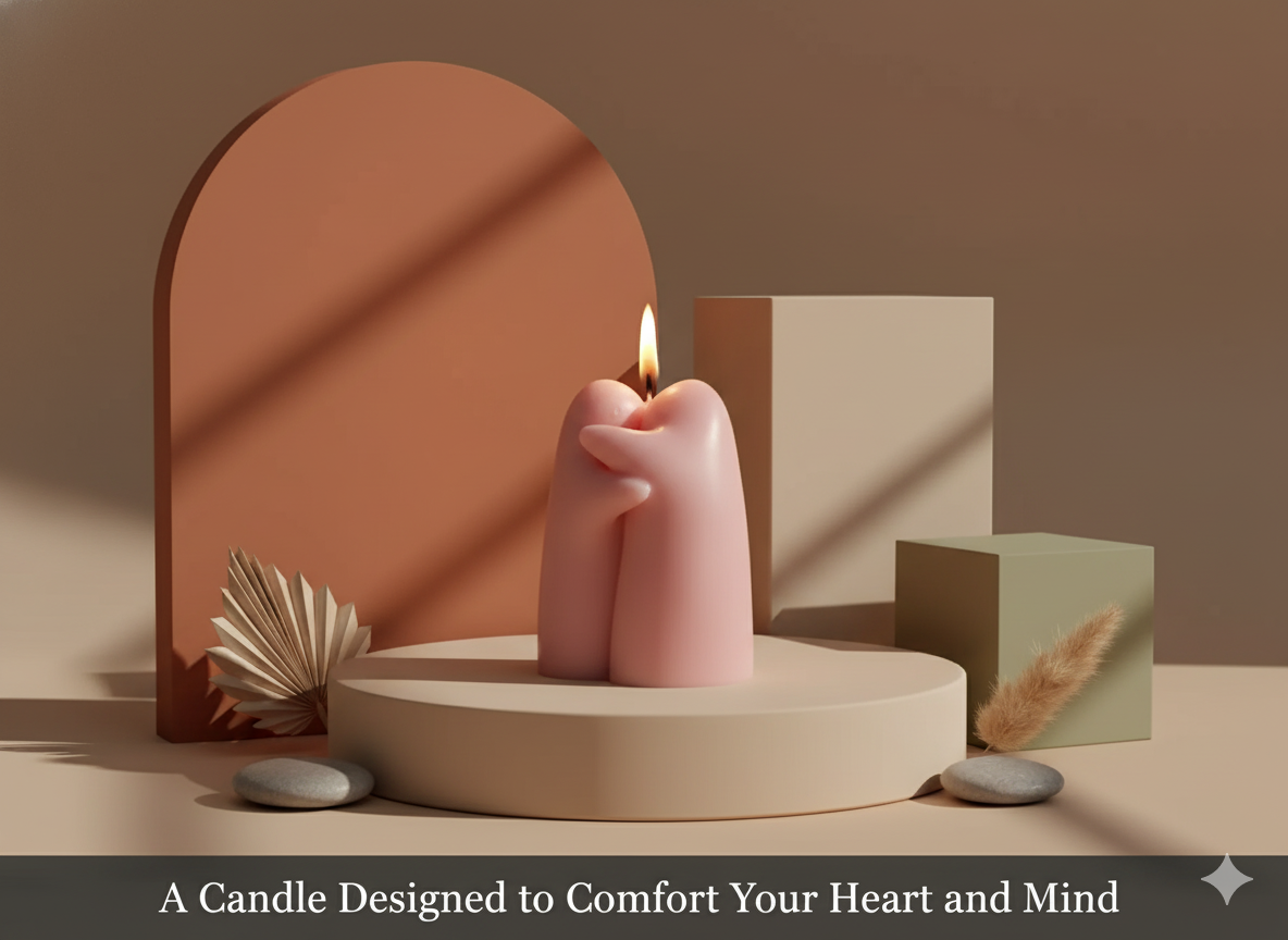 Emotional Support Candle | Sculptural Soy Wax