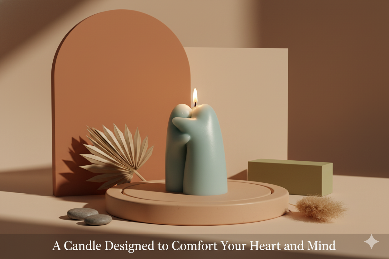 Emotional Support Candle | Sculptural Soy Wax