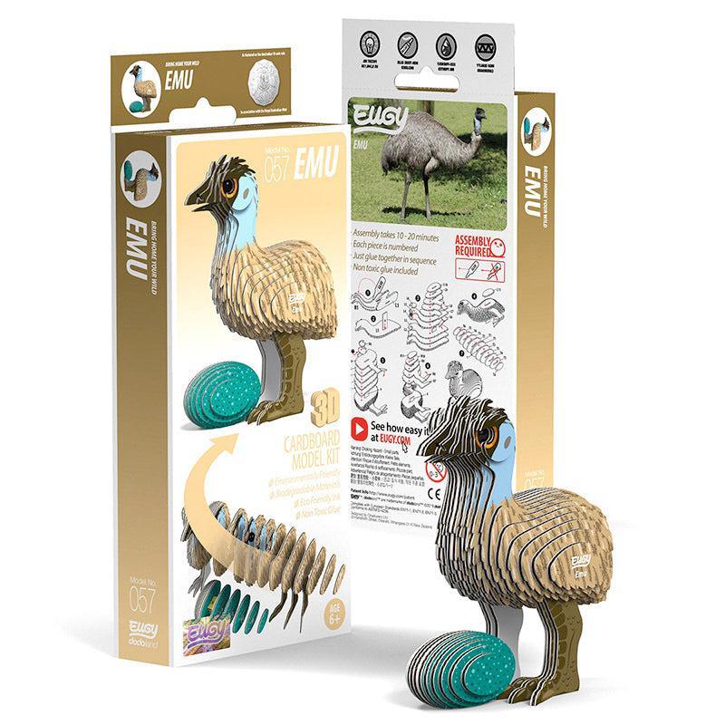 Emu 3D Cardboard Model Kit Eugy - BIG FRENCHIES