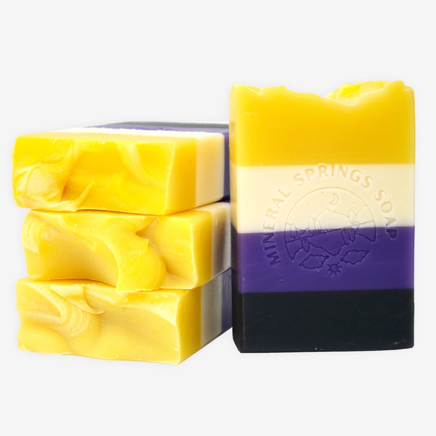Enby Pride Jasmine Cucumber Handcrafted Soap - BIG FRENCHIES