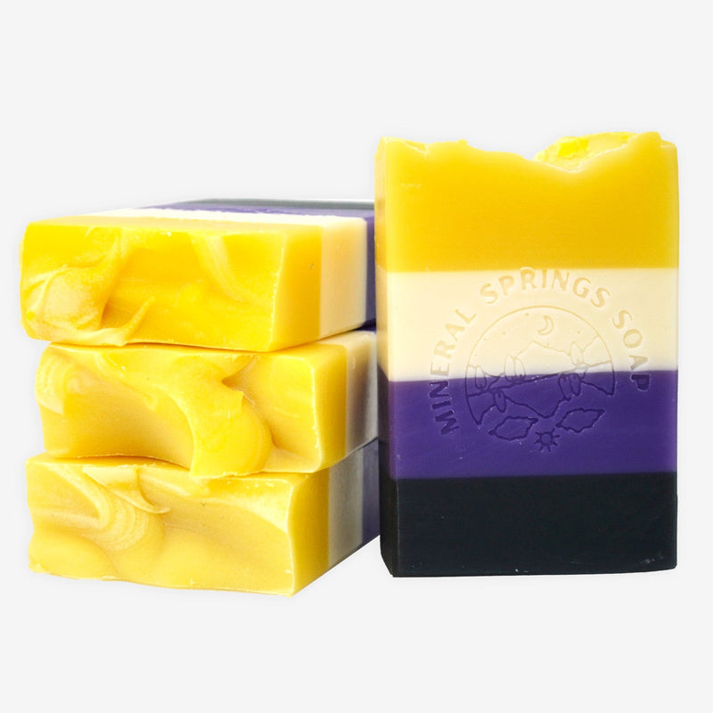 Enby Pride Jasmine Cucumber Handcrafted Soap - BIG FRENCHIES