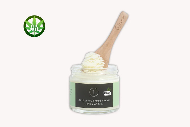CBD Eucalyptus Shea Butter Foot Cream with CBD (THC free) - BIG FRENCHIES