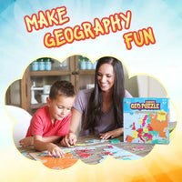 Europe GeoPuzzle 58 Piece Jigsaw Puzzle Geotoys