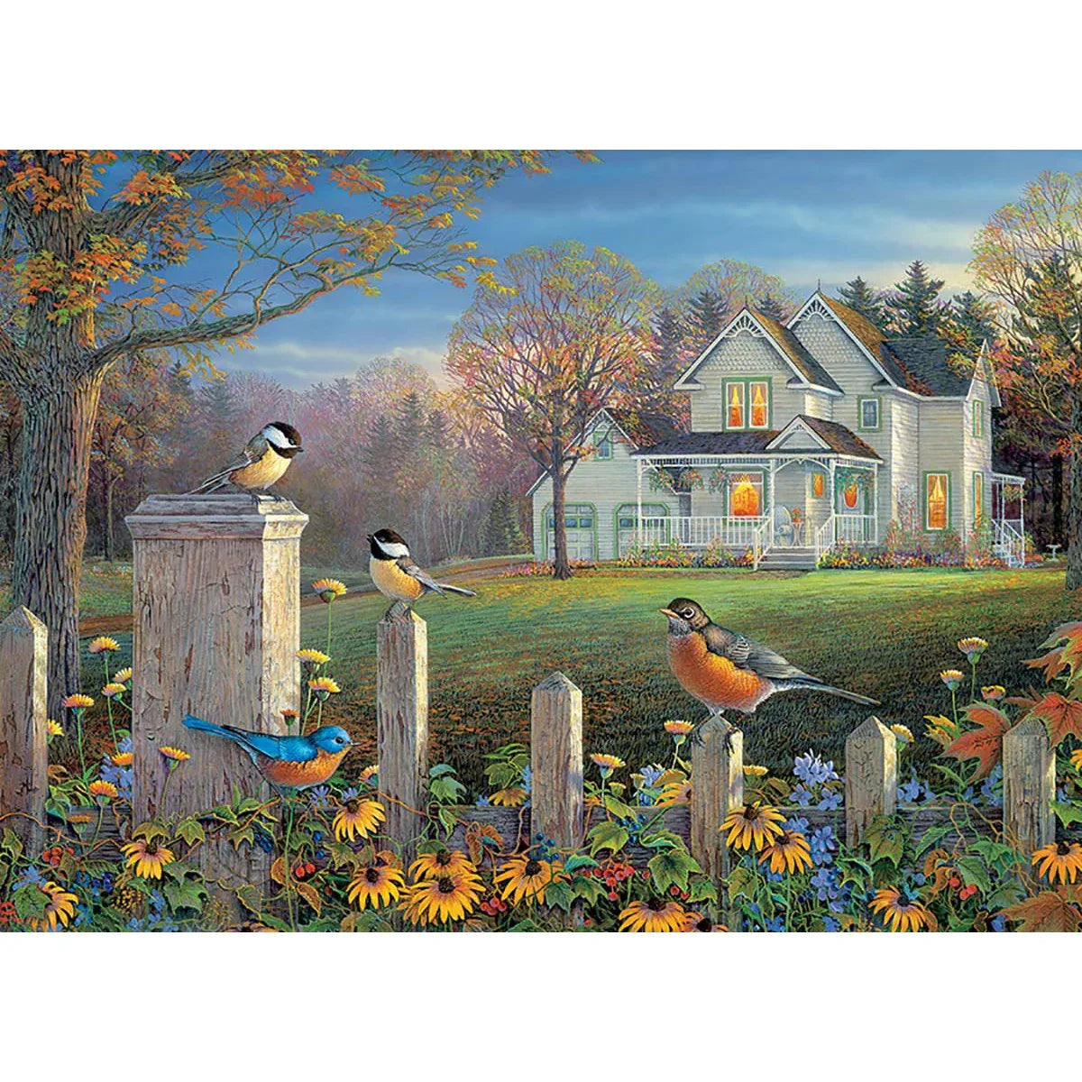 Evening Birds 1000 Piece Jigsaw Puzzle Cobble Hill - BIG FRENCHIES