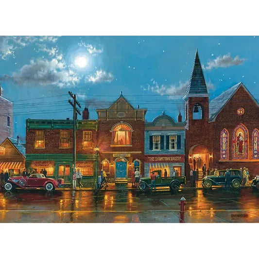 Evening Service 1000 Piece Jigsaw Puzzle Cobble Hill - BIG FRENCHIES