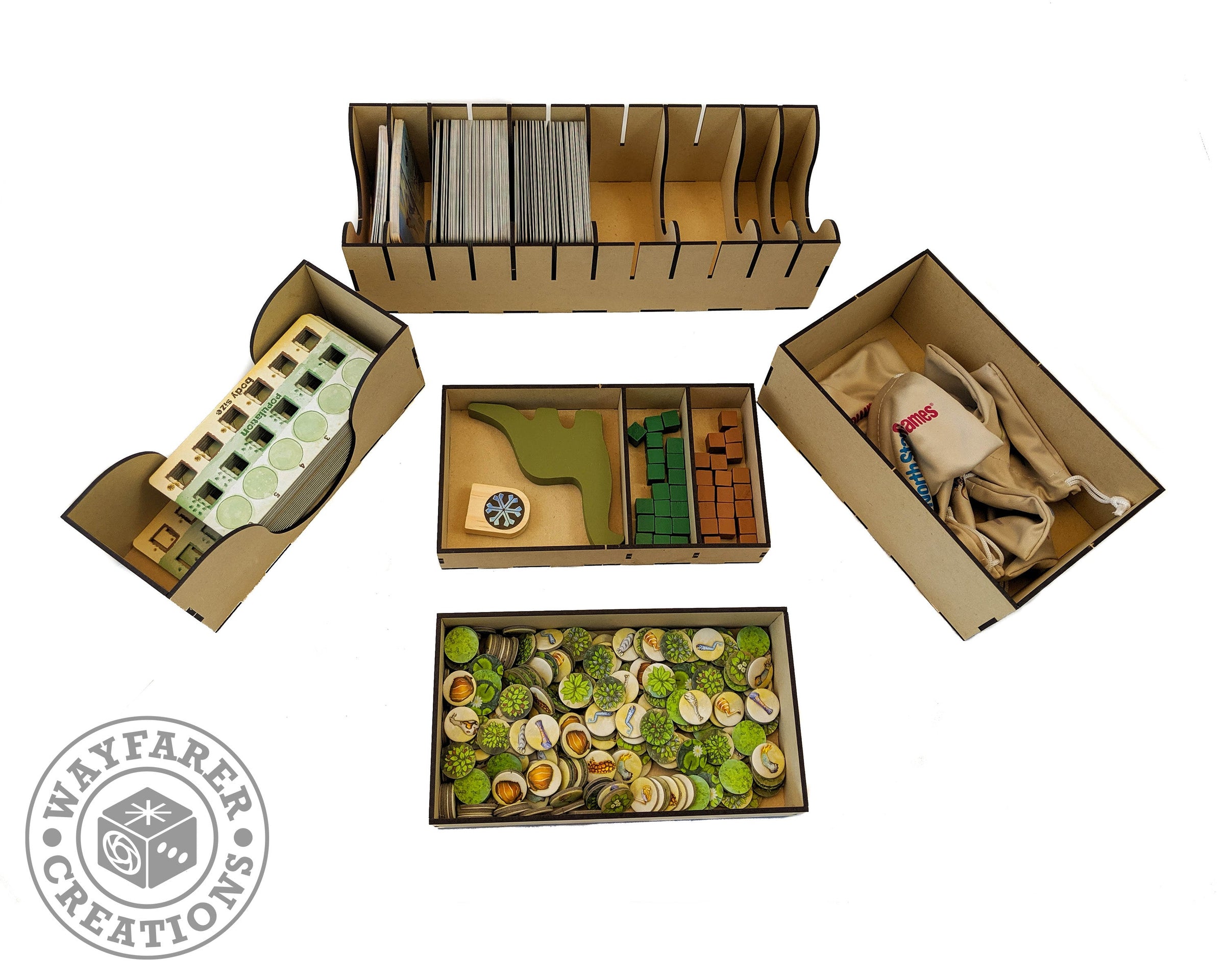 Evolution Climate Board Game Organizer Insert