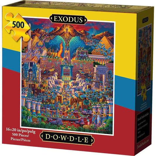 Exodus 500 Piece Jigsaw Puzzle Dowdle - BIG FRENCHIES