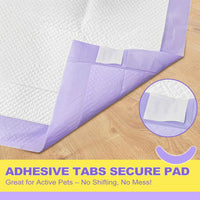Extra Large Dog Pee Pads 28x34 Lavender Scent Leak Proof 8 Cup 40 Count