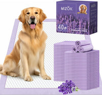 Extra Large Dog Pee Pads 28x34 Lavender Scent Leak Proof 8 Cup 40 Count