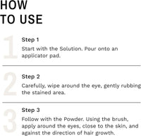 Eye Envy Dog Tear Stain Remover Kit w Brush Pads Powder 30–45 Day