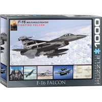 F-16 Falcon 1000 Piece Jigsaw Puzzle Eurographics