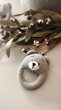 Crochet Animal Rattle-2 - BIG FRENCHIES