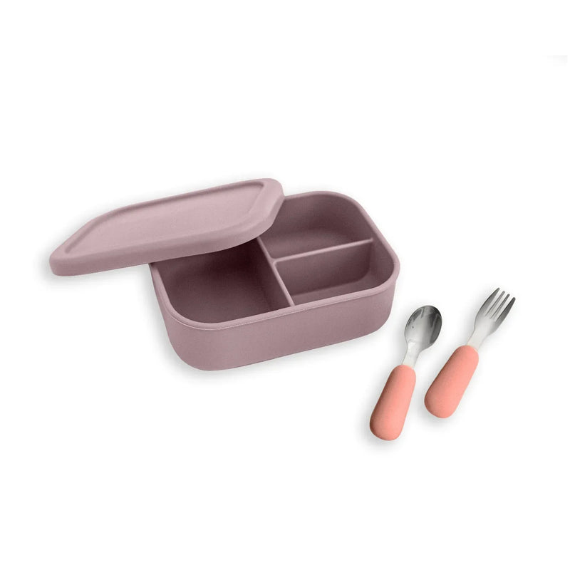 Nyte Nyte Silicon Lunchbox W Fork & Spoon - BIG FRENCHIES