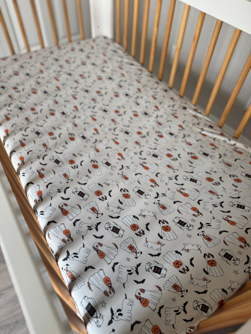Howl-O-Ween Pups (Crib Sheet) - BIG FRENCHIES