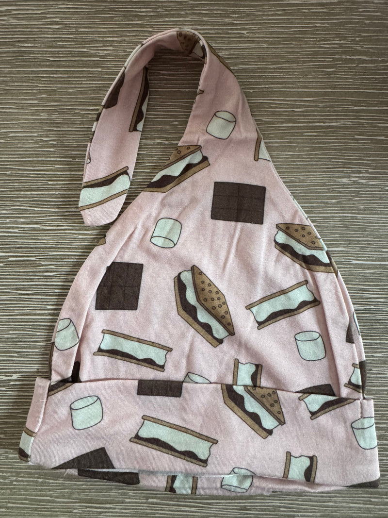 S’more to Love (Knotted Hat) - Pink - BIG FRENCHIES