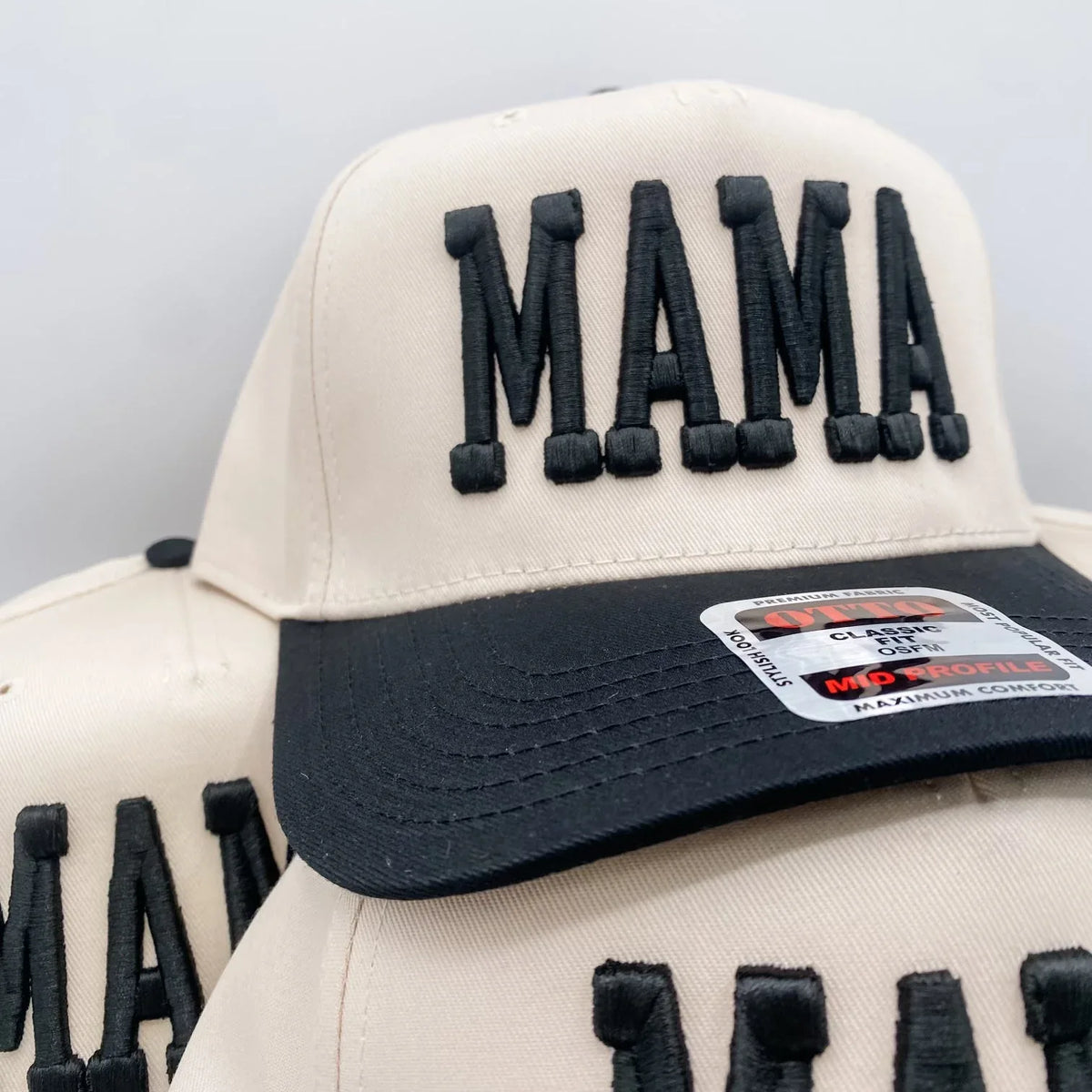 Mama Puff black + Cream - Trucker Hat - BIG FRENCHIES