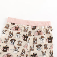 Camp Paws (Short Sleeve PJ) - Pink - BIG FRENCHIES