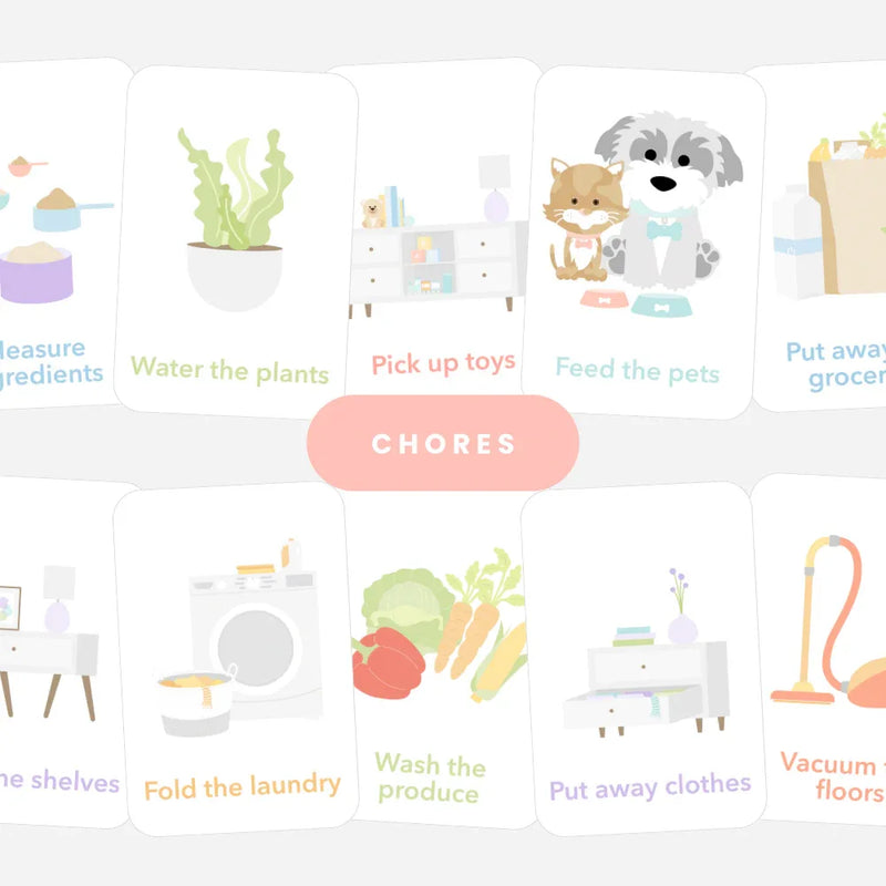 Chores Flashcards - BIG FRENCHIES