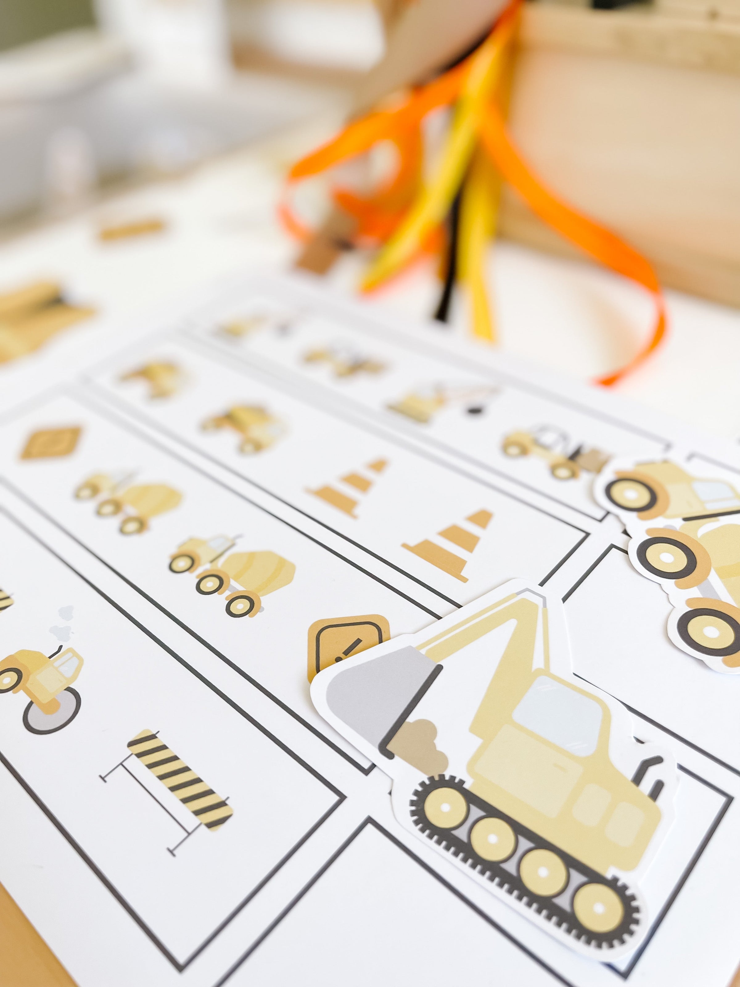 Construction Printable Dramatic Play Kit