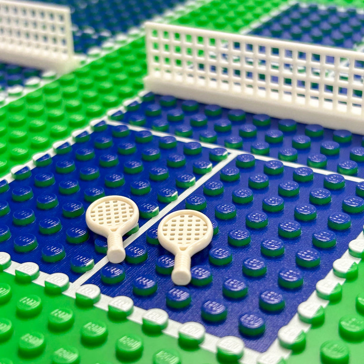 Custom Pickleball Courts made with LEGO parts - B3 Customs-Custom LEGO Kit-BIG FRENCHIES-B3 Customs