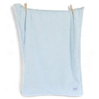 Luxury Duo Borderless Blanket - Blue/Ivory - BIG FRENCHIES