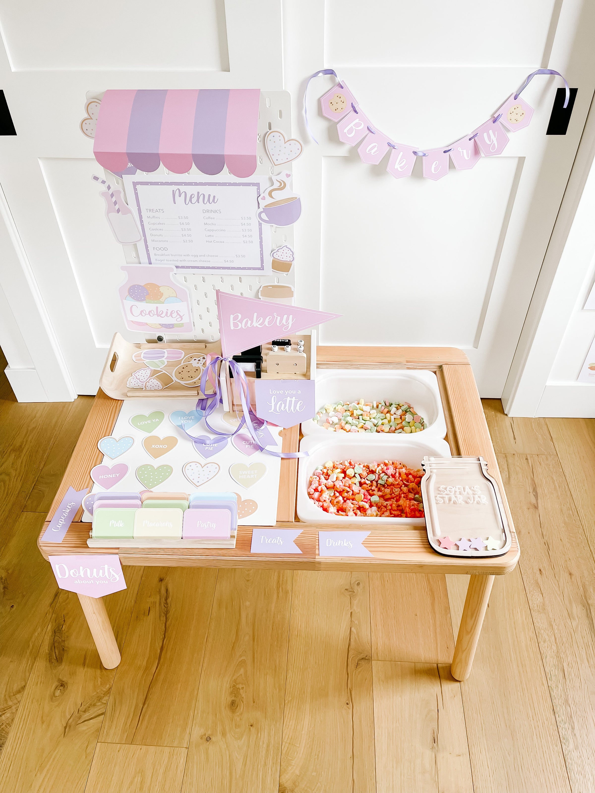 Sweet Heart Bakery Printable Dramatic Play