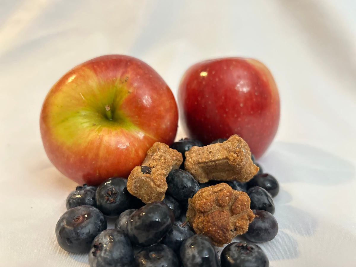 Lucy Loo Treats - Apple & Blueberry - (5 oz. Bag) - BIG FRENCHIES