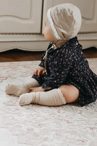 Ruffle Cotton Knee High Socks - BIG FRENCHIES