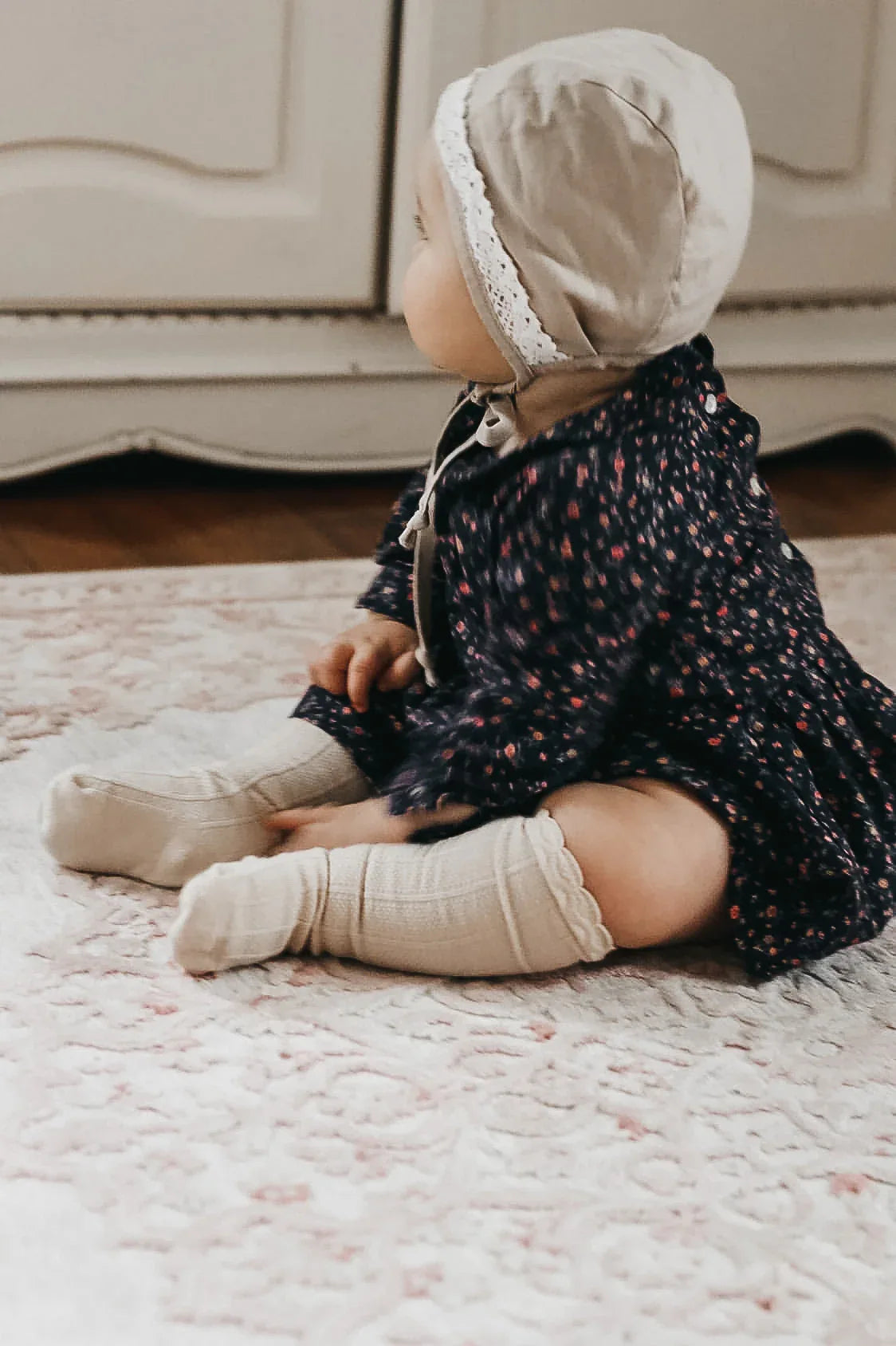 Ruffle Cotton Knee High Socks - BIG FRENCHIES