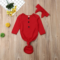 Newborn Baby Sleeper Nightgown - # BAAA81810001 - BIG FRENCHIES
