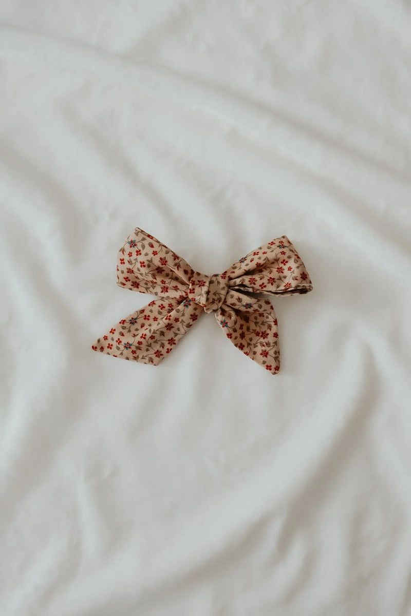 Poinsettia Bow Clips - BIG FRENCHIES