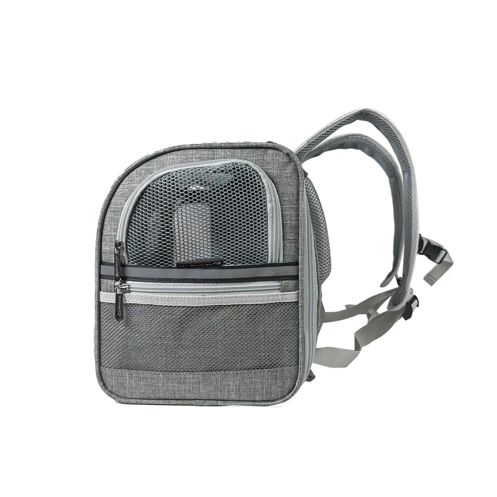 Mr. Peanut's Monterey Series Airline Compliant Horizontal Backpack Pet Carrier - BIG FRENCHIES