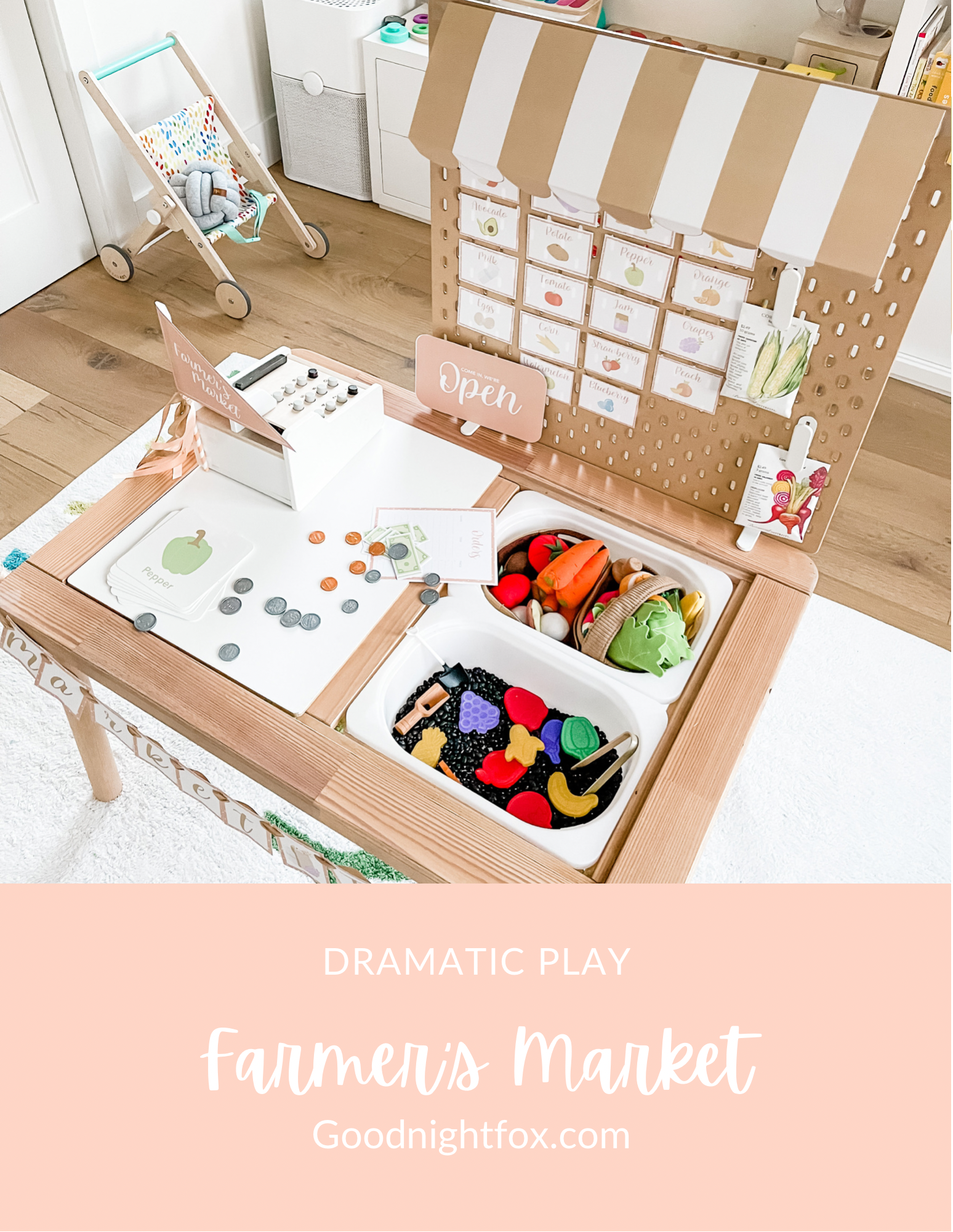 Farmer's Market Printable Dramatic Play