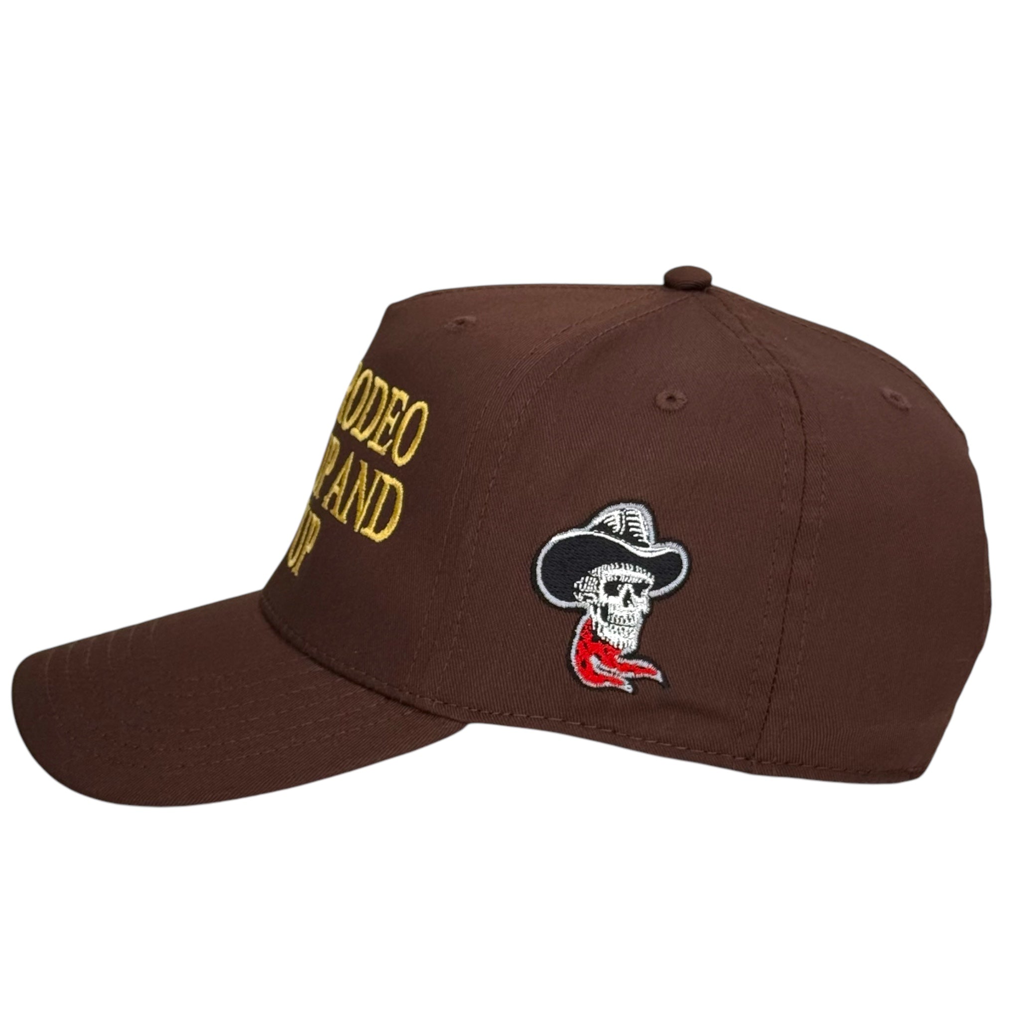 Life’s Like a Rodeo Saddle Up Hat Custom Embroidered