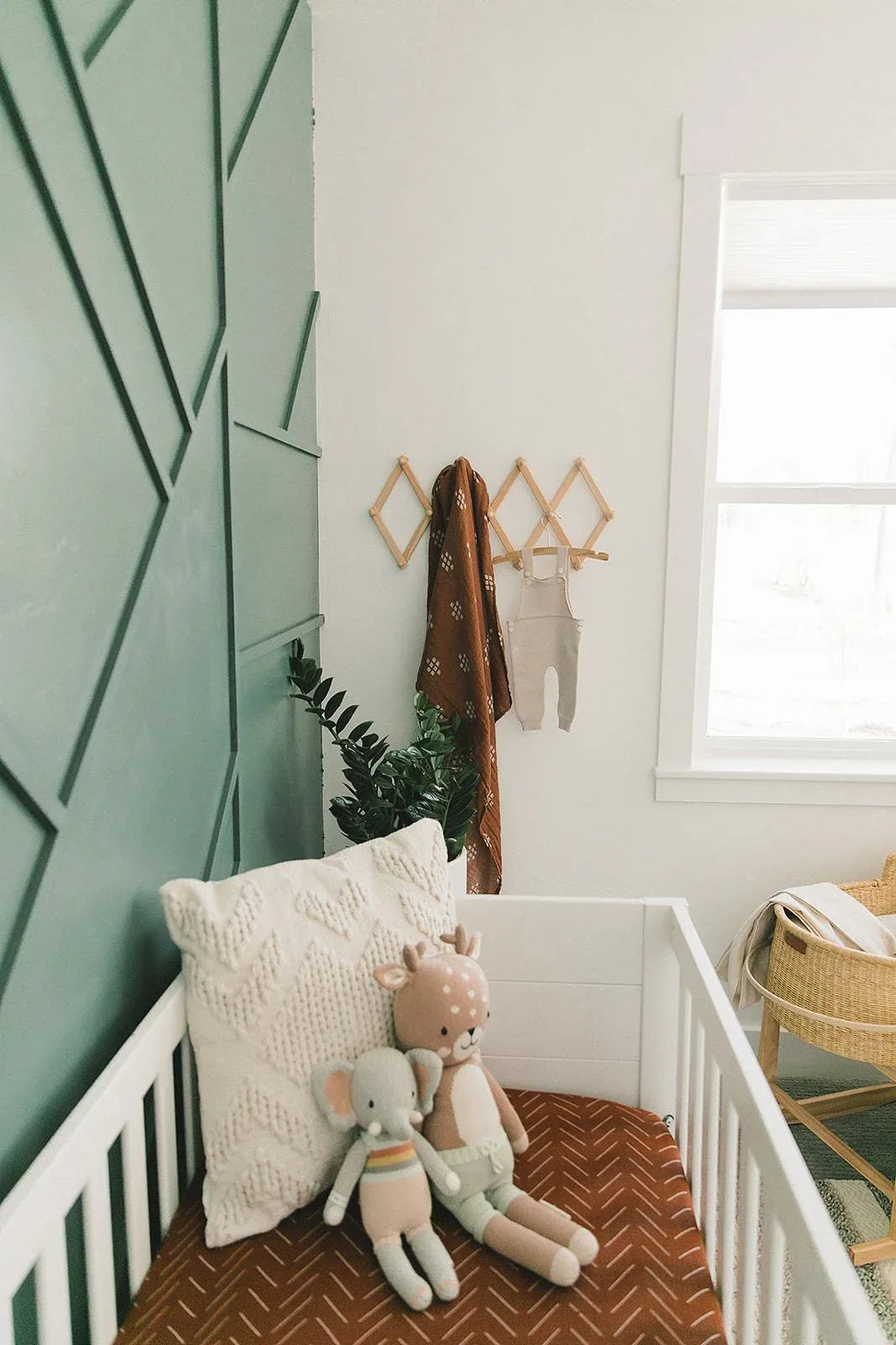 Rust Mudcloth Muslin Crib Sheet - BIG FRENCHIES