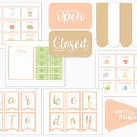 Farmer's Market Printable Dramatic Play