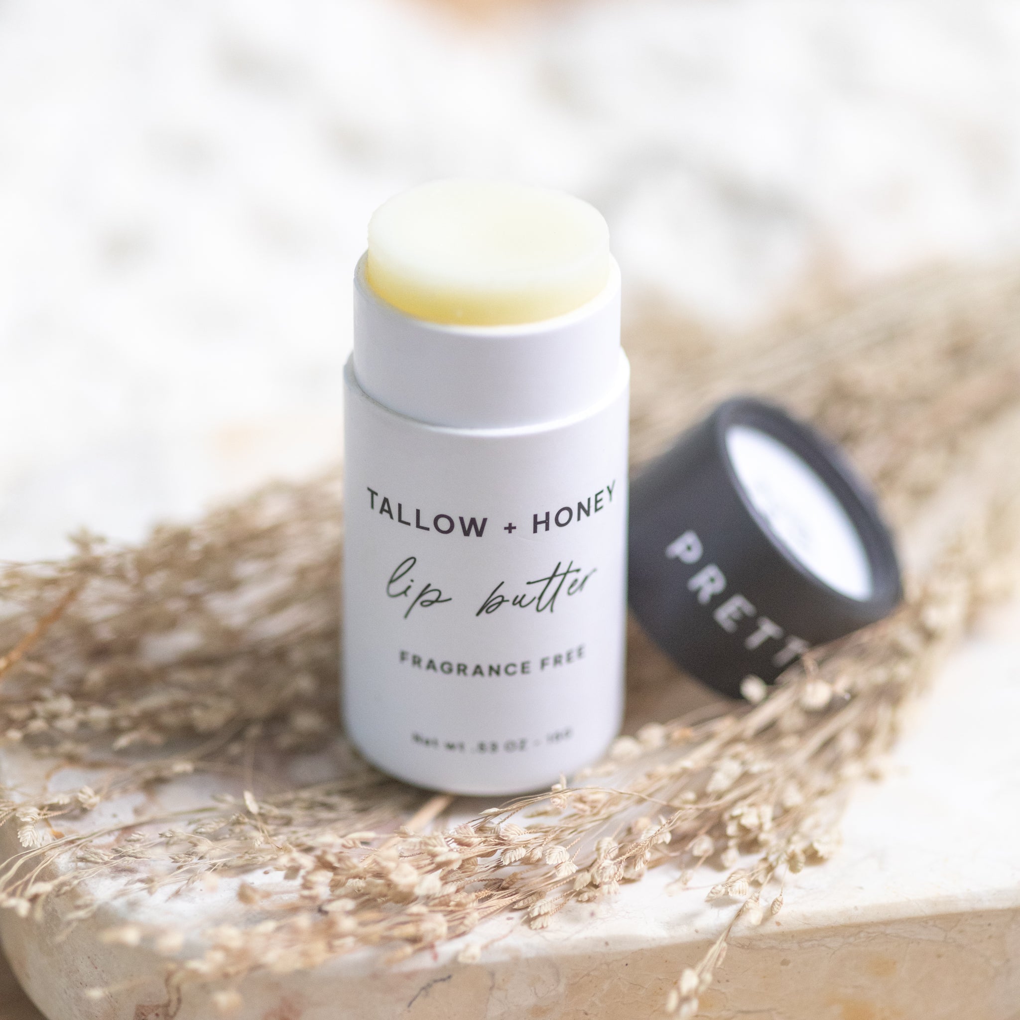 Fragrance Free Tallow + Honey Lip Butter in Eco-Friendly Travel Tubes - BIG FRENCHIES